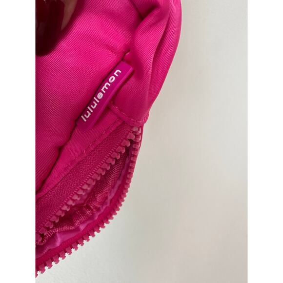 Lululemon Hot Pink Nylon Crossbody Everywhere Belt Bag Logo Strap - Picture 5 of 7